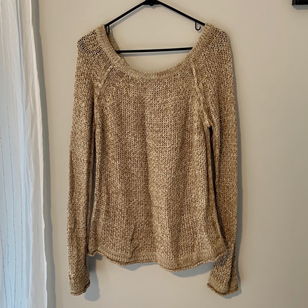 TAN SWEATER